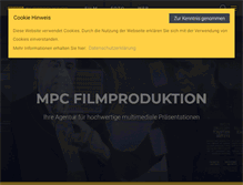 Tablet Screenshot of mpc-film.de